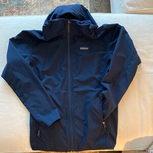 Patagonia Worn wear Bajadas Navy blue light weight wind breaker Size Smalll